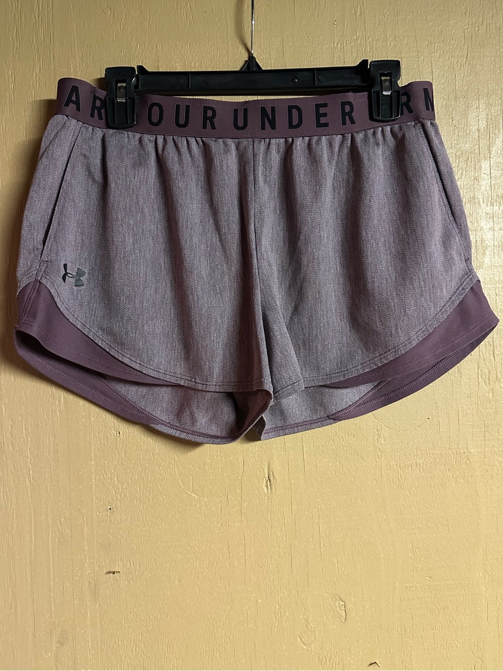 LG Women's Mauve Athletic Shorts with Branded Waistband